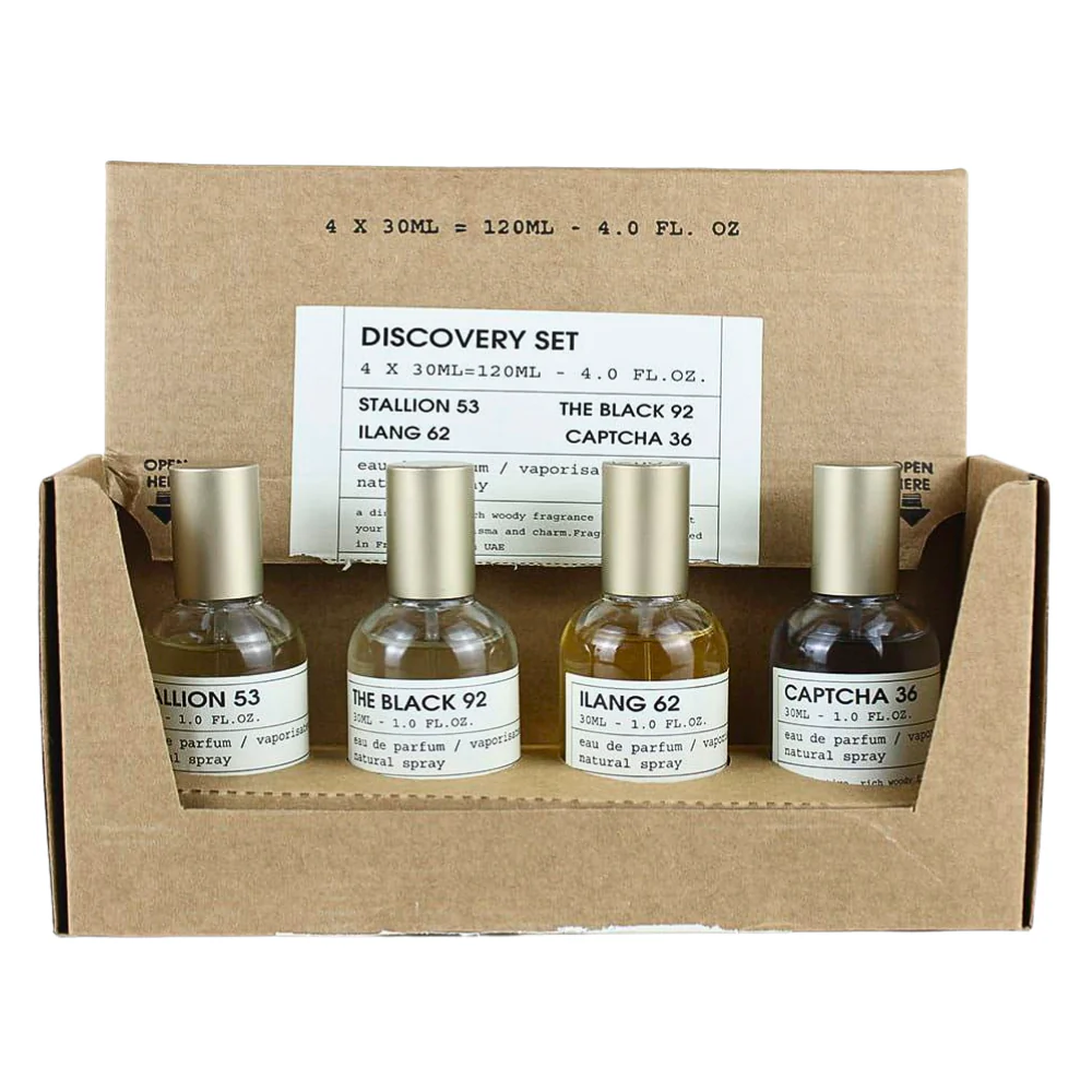 Set Discovery Stallion 53, The Black 92, Captcha 36, Ilang 62 30ml EDP